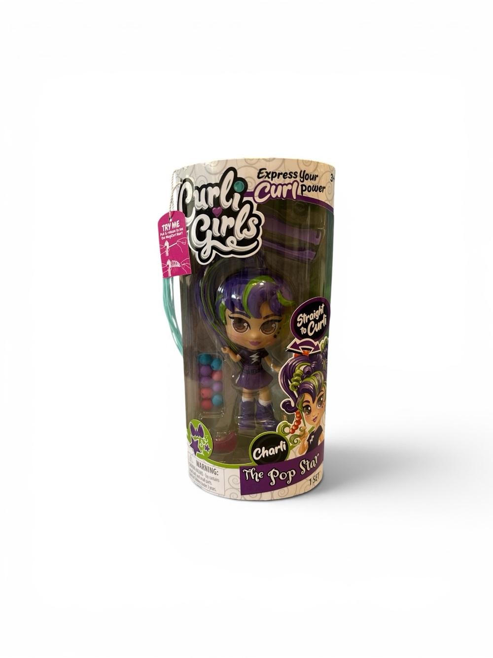 Chari The Pop Star Doll - Purple & Green Hair